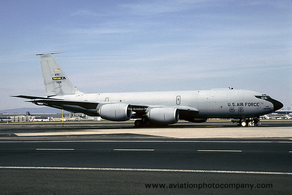 USAF AFRC 64 ARS Boeing KC-135R Stratotanker 57-1438 at Rhein Main AB (2003)