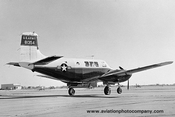 US Army Beech U-8F 58-1354