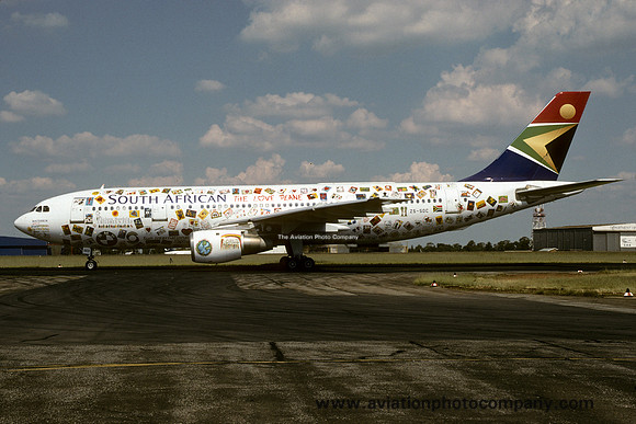 South African Airways Airbus A300B2 ZS-SDC 'Love Plane' (1998)