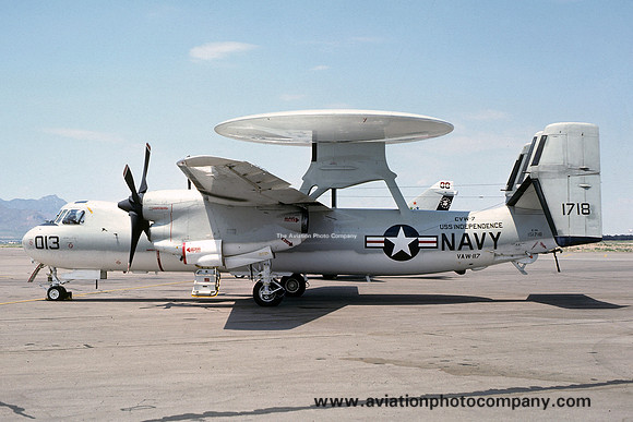 US Navy VAW-117 Grumman E-2B Hawkeye 151718/013 (1976)