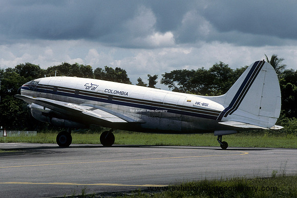Coral Colombia Curtiss C-46 HK-851 (1994)