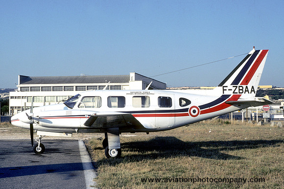 French Securite Civile Piper PA-31 Navajo F-ZBAA (1984)