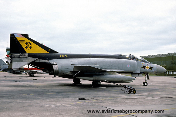 RAF 111 Squadron McDonnell F-4K Phantom FG.1 XV574/Z (1986)