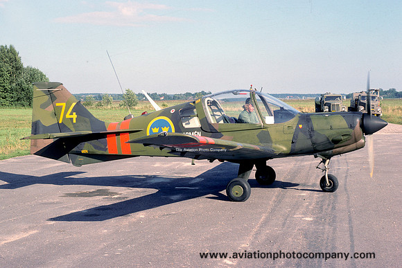 Swedish Army SAL Bulldog (Sk61) 61074 (1977)