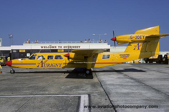 Aurigny Britten Norman Trislander G-JOEY at Guernsey (1999)