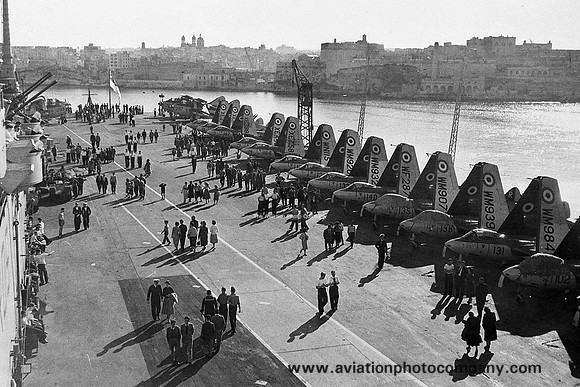 HMS Ark Royal in Malta Harbour