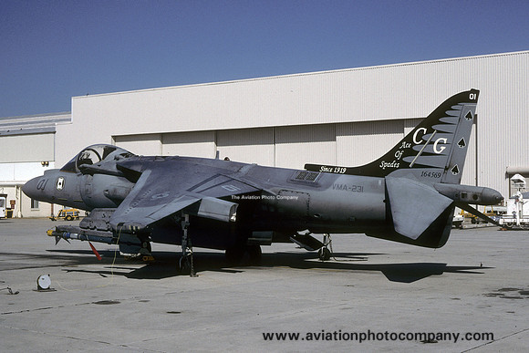 US Marines VMA-231 McDonnell Douglas AV-8B Harrier 164569/CG-01 (2001)