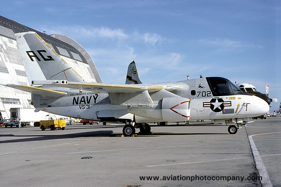 US Navy VS-31 Lockheed S-3A Viking 159759/AG702 at Moffett Field (1981)