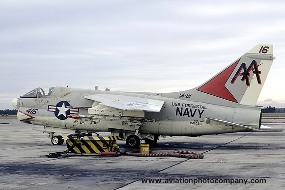US Navy VA-81 LTV A-7E 158028/AA-416 (1972)