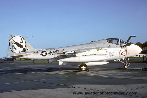 US Navy VA-35 Grumman KA-6D Intruder 151589/AJ-522 (1976)