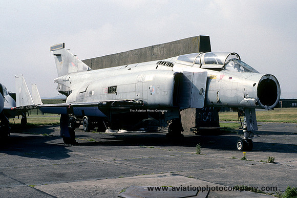 RAF McDonnell F-4K Phantom FG.1 XT859 stored at RAF Leuchars (1991)