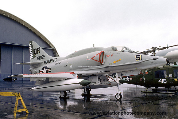 USMC VMA-322 Douglas A-4E 149655/QR-51 (1974)