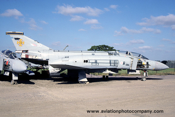 RAF McDonnell F-4K Phantom FG.1 XV575 stored at RAF Wattisham (1991)