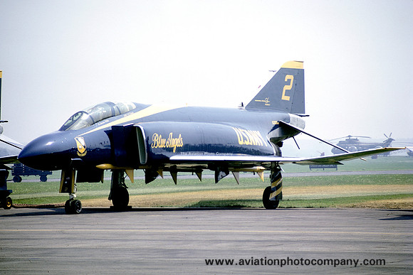 US Navy Blue Angels McDonnell F-4J Phantom 153081/2 (1973)