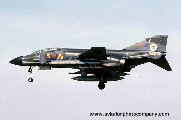 RAF 92 Squadron McDonnell F-4M Phantom FGR.2 XV412/X (1977)