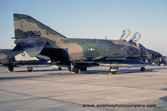 USAF Nebraska ANG 173 TRS McDonnell RF-4C Phantom 65-0920 (1981)