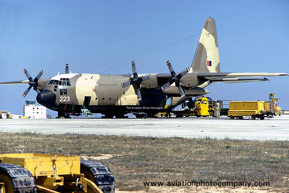 RAF Lockheed C-130K Hercules C.1 XV223 at RAF Luqa