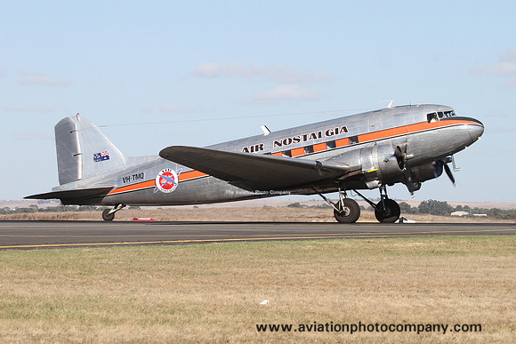Air Nostalgia Douglas C-47 Dakota VH-TMQ at the Avalon Airshow (2013)