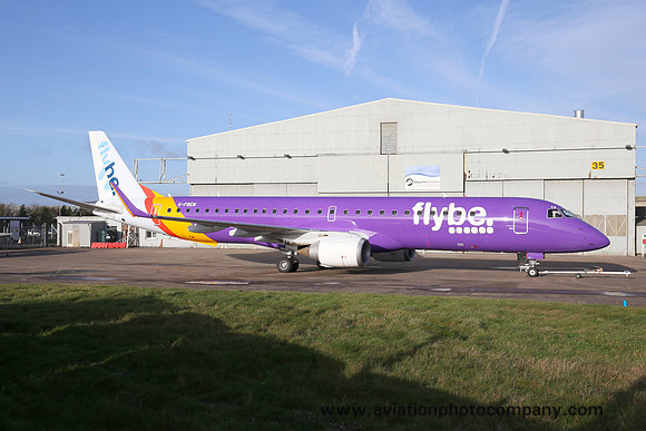 FlyBe Embraer ERJ-195 G-FBEM at East Midlands (2015)