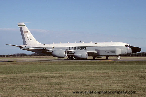 USAF 55 WG Boeing RC-135V Rivet Joint 63-7792 at RAF Mildenhall (2002)