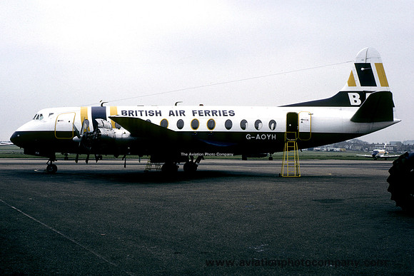 British Air Ferries Vickers Viscount G-AOYH (1982)