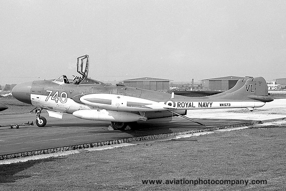 Royal Navy ADS De Havilland Sea Venom FAW.22 WM573/VL740 (1967)