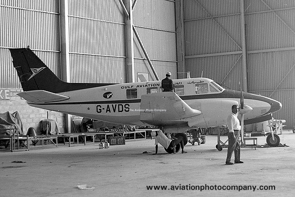 Gulf Aviation Beech 65-B80 Queen Air G-AVDS (1968)