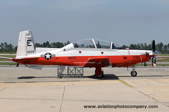 US Navy TAW-5 Beechcraft T-6B Texan II 166020/E-020 at NAS Whiting Field (2013)