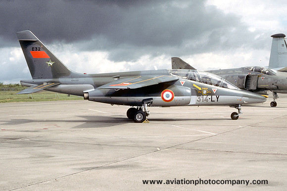 French Air Force GE314 Dassault Alpha Jet E E32/314-LY (1985)