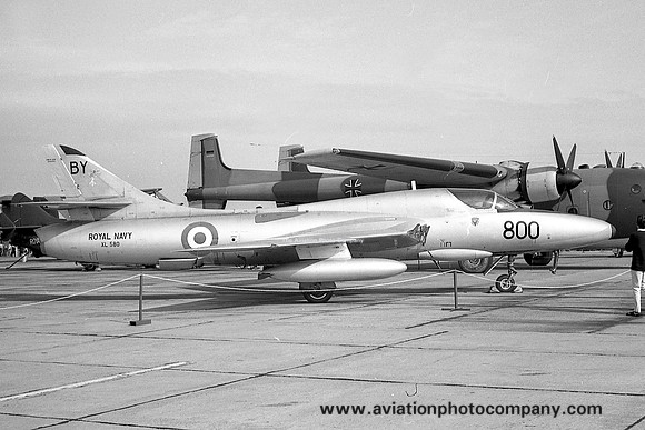 Royal Navy 759 Squadron Hawker Hunter T.8B XL580/BY800 (1968)