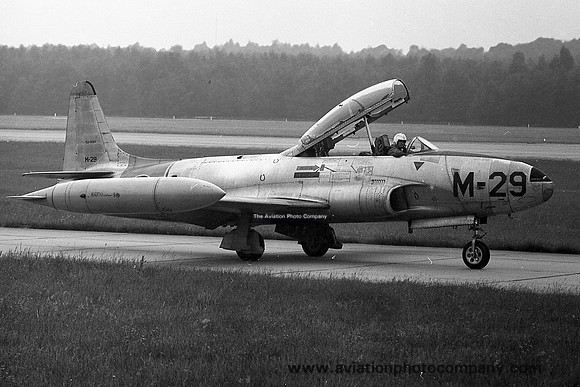Dutch Air Force Lockheed T-33A M-29 (1971)