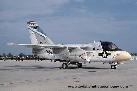 US Navy VS-28 Lockheed S-3A Viking 160171/AE-603 at NAS Atlanta (1977)