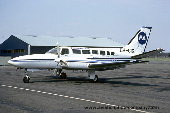 Finnaviation Cessna 404 OH-CIG (1982)
