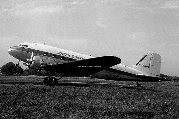 South Coast Air Services Douglas C-47A Dakota G-AJHZ