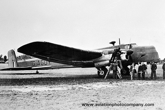 British Airways Armstrong Whitworth Whitley G-AGDY