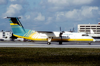 Bahamasair DHC-8-301 C6-BFM at Miami (1992)