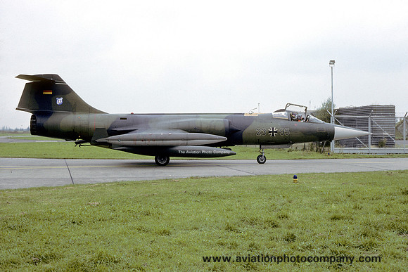 West German Air Force LVR1 Lockheed F-104G Starfighter 23+95 (1987)