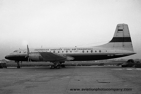 Indonesian Angkasa Civil Air Transport Bristol Britannia PK-ICB (1969)