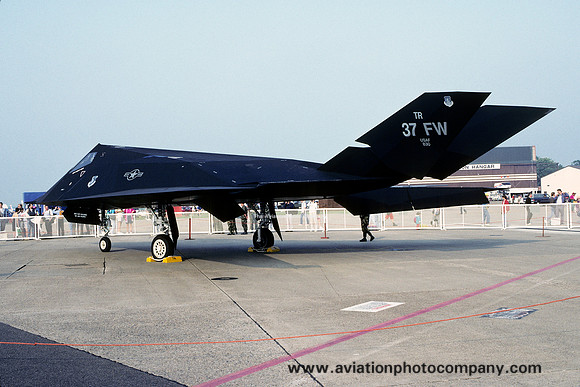 USAF 37 FW Lockheed F-117A Nighthawk 85-0830/TR at the Mildenhall Air Fete (1992)