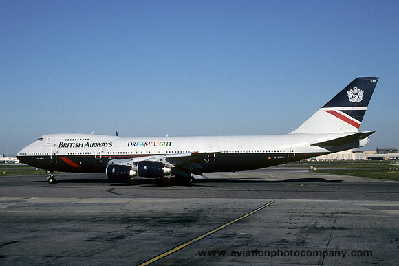 British Airways Boeing 747-200 G-BDXH at London Heathrow (1999)