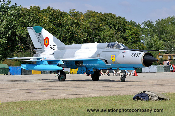 Romanian Air Force Esc 861 Mikoyan MiG-21 Lancer C 6487 (2015)