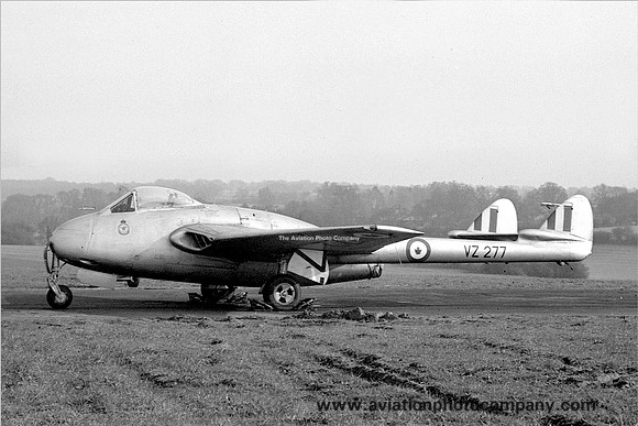 Royal Canadian Air Force 421 Squadron De Havilland Vampire FB.5 VZ277