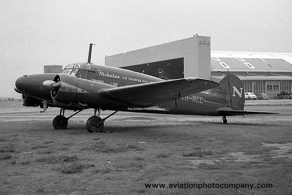 Nicholas Air Charter Avro Anson VH-RCC (1963)
