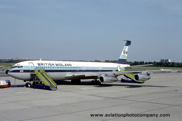 British Midland Boeing 707-300C G-BFLE (1982)