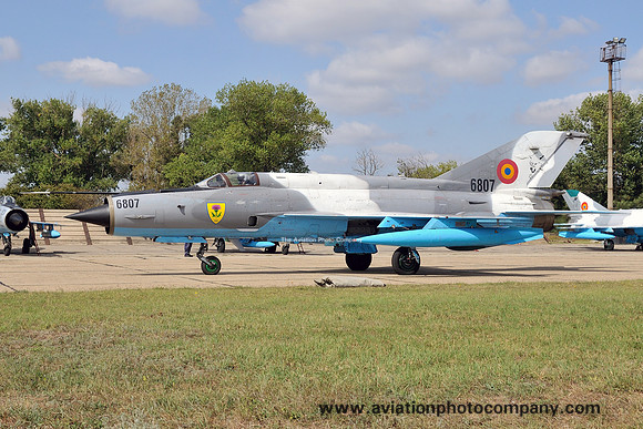 Romanian Air Force Esc 861 Mikoyan MiG-21 Lancer C 6807 (2015)