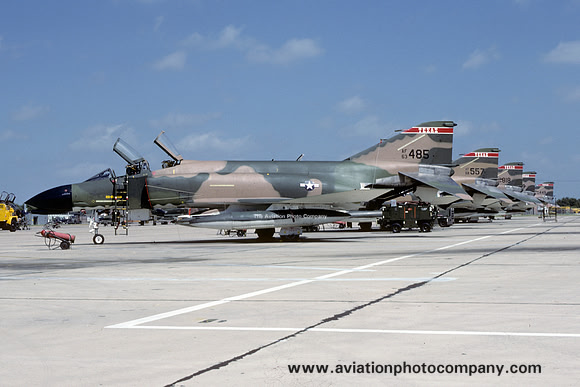 USAF Texas ANG 182 TFS McDonnell F-4C Phantom 63-7485 (1981)