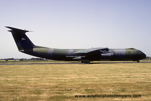 USAF 62 AW Lockheed C-141B Starlifter 66-0159 at the International Air Tattoo Boscombe Down (1992)