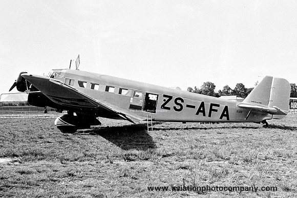 South African Junkers Ju52/3M ZS-AFA