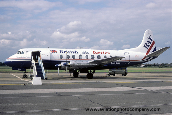 British Air Ferries Vickers Viscount G-APIM (1985)