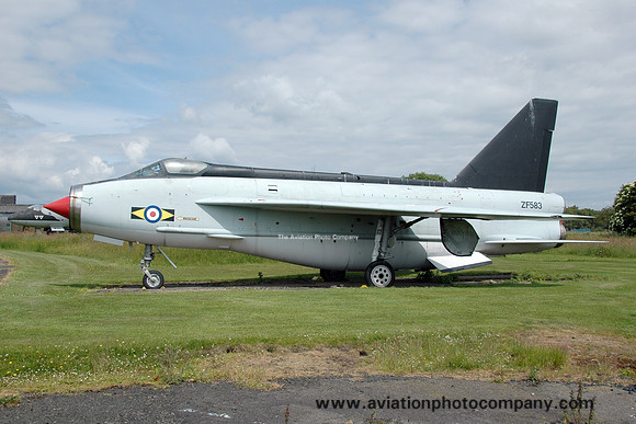 English Electric Lightning F.53 ZF583 at the Solway Museum (2014)